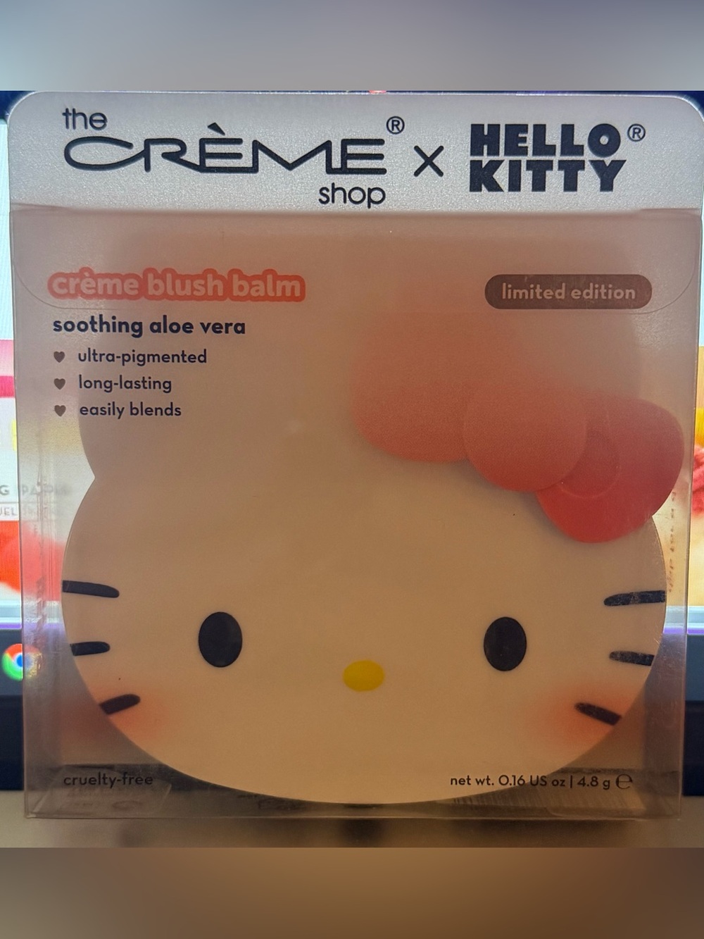 The Crème Shop x Hello Kitty Pink Creme Blush Balm Limited Edition